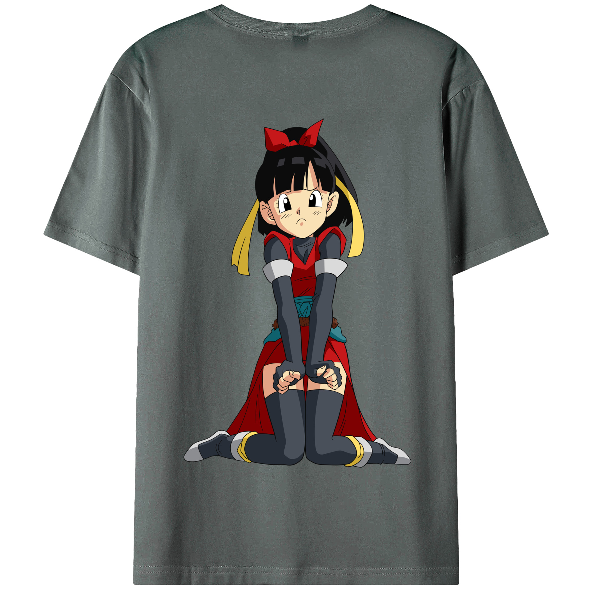 （画像用） ドラゴンボール パン DRAGON BALL Pan 綿100％半袖Tシャツ（背面プリント）